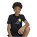 ADIDAS JN4288 ΠΑΙΔΙΚΗ ΜΠΛΟΥΖΑ T.Shirts  SMILEY UNISEX  ΜΑΥΡΗ